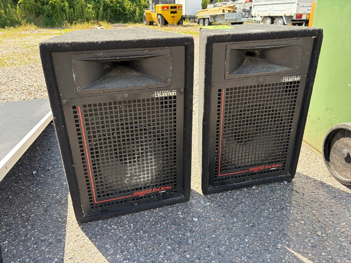 2 stk. SoundLAB Pro Red Series PA-højttalere – Celestion