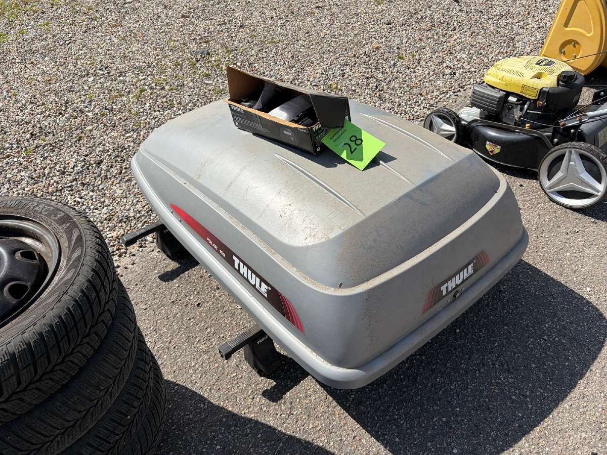Thule Polar 100 tagboks inkl. Thule Evo Raised Rail 710410