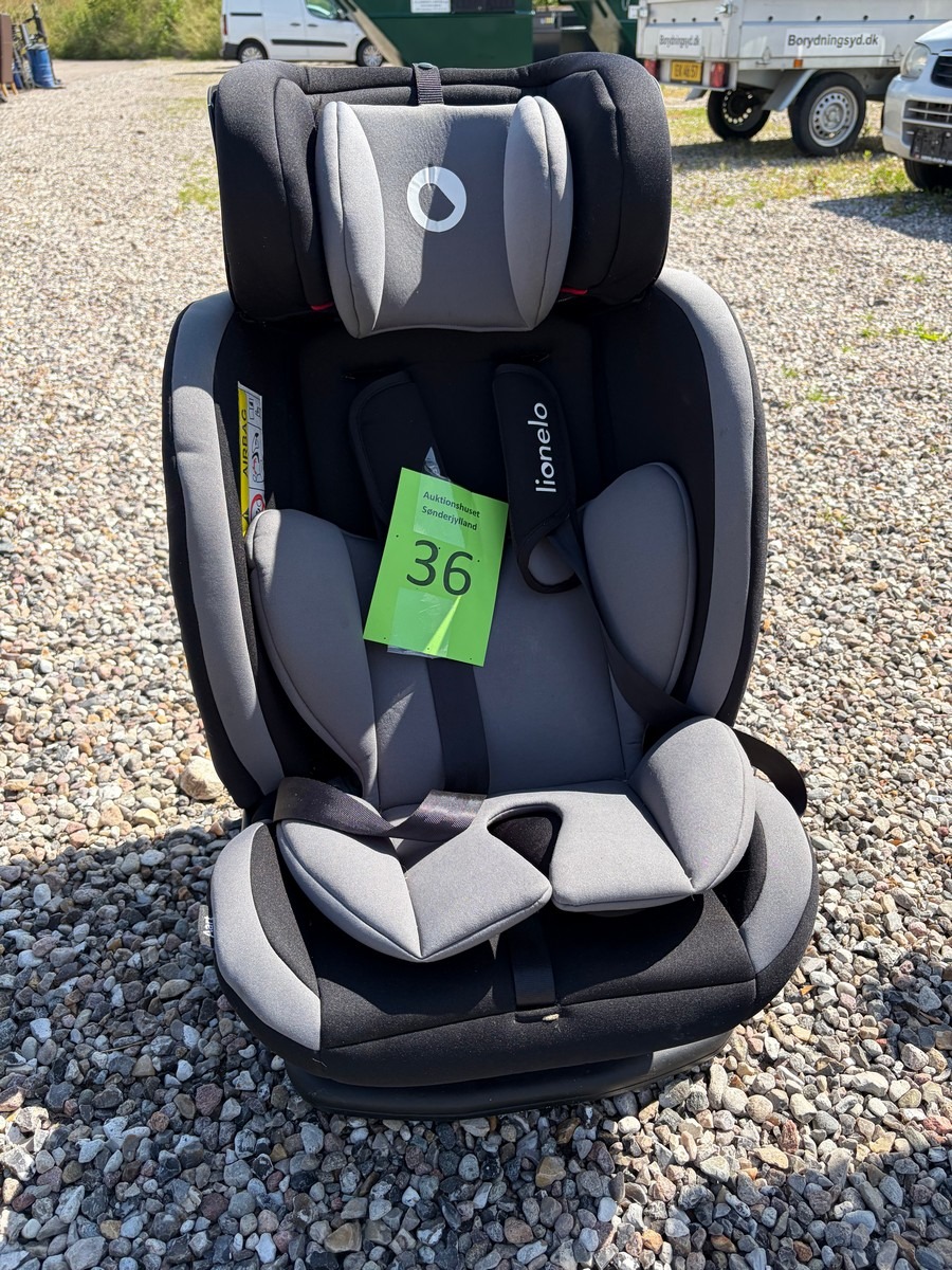 Lionelo autostol – justerbar 9-36 kg