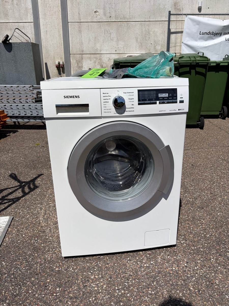 Siemens varioPerfect vaskemaskine – 8 kg / 1400 omdr