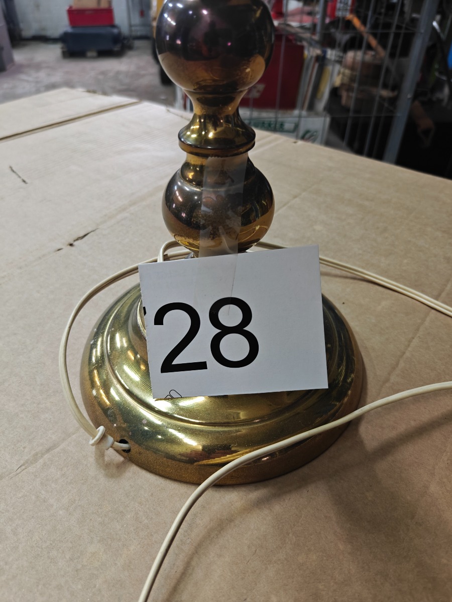 Messing bordlampe