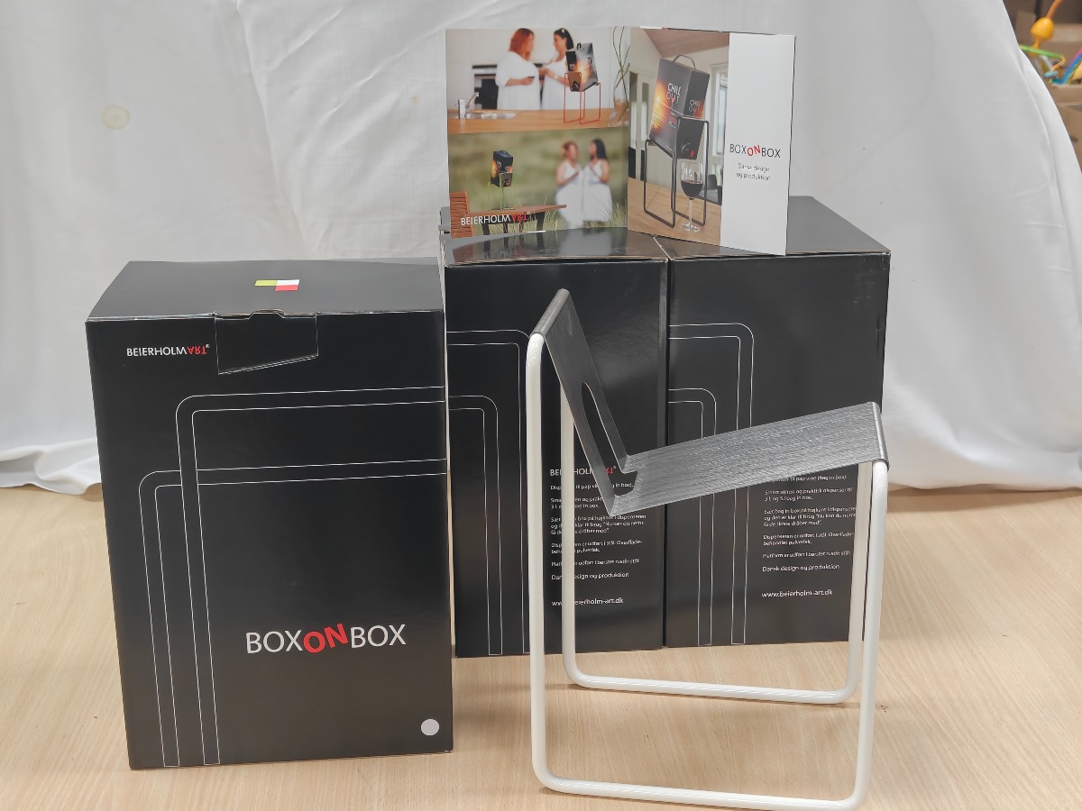 6 x Box on box Hvid
