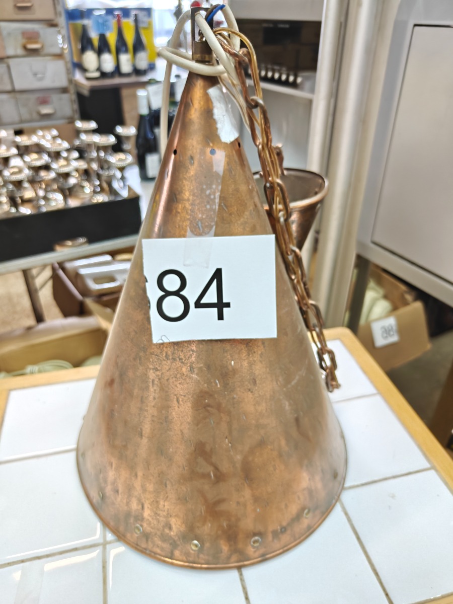 kobber lampe