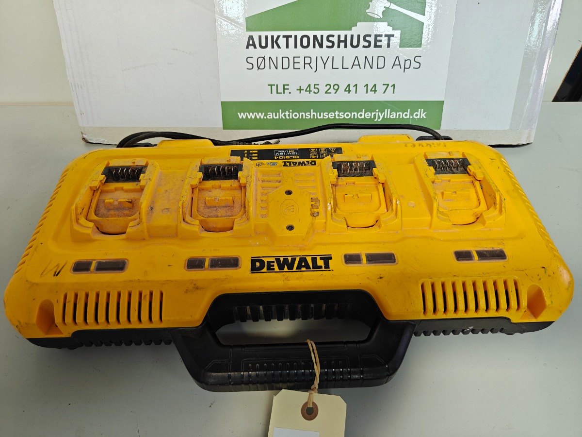 Dewalt hurtig lader med 4 porte