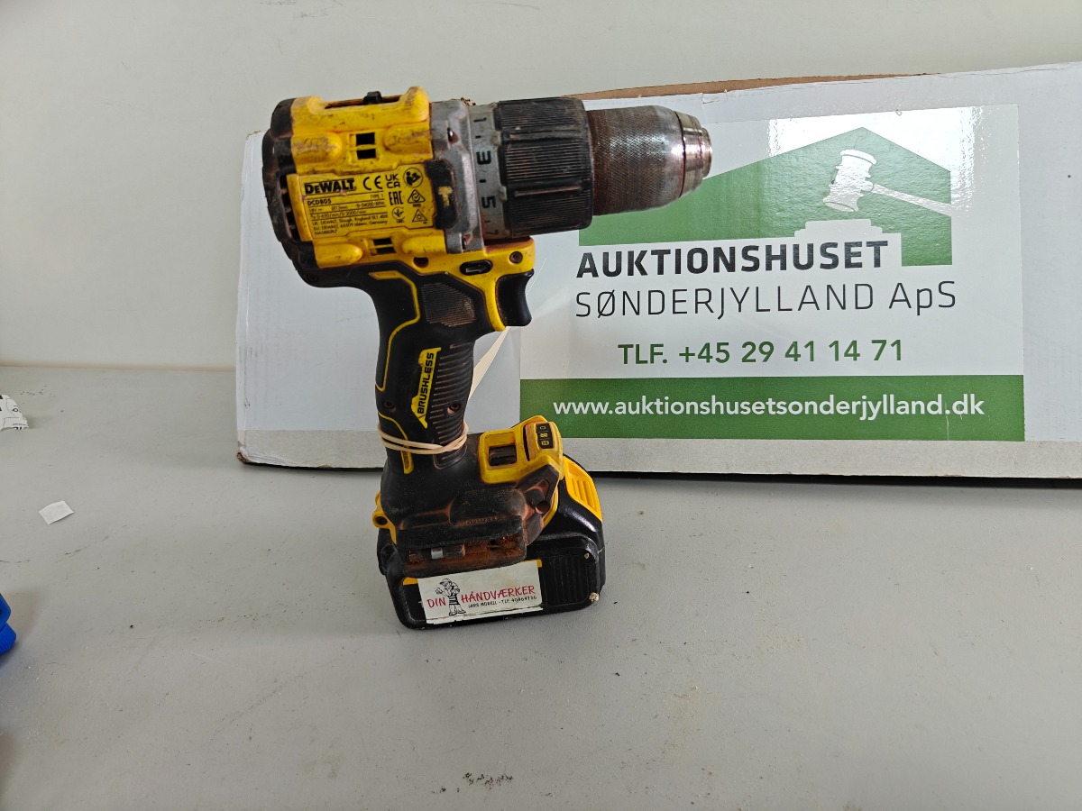 Dewalt bore/skruemaskine DCD805, incl. batteri