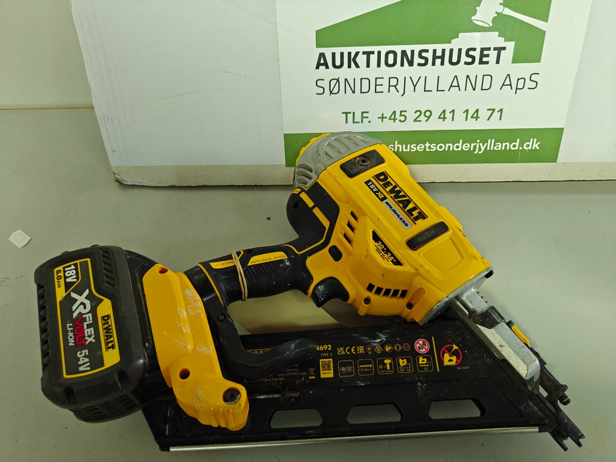 Dewalt sømpistol DCN692, incl. 6 Ah batteri
