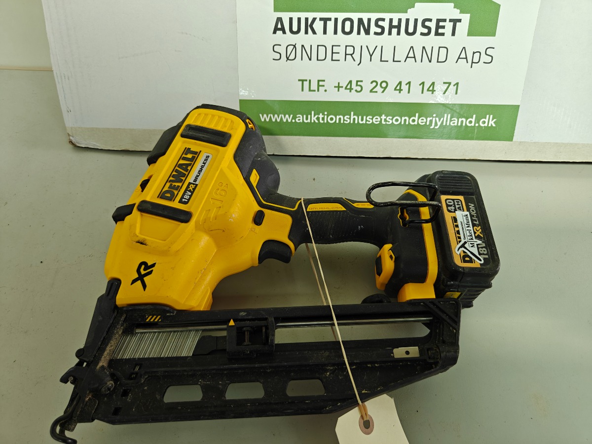 Dewalt sømpistol DCN660, incl. 4 Ah batteri