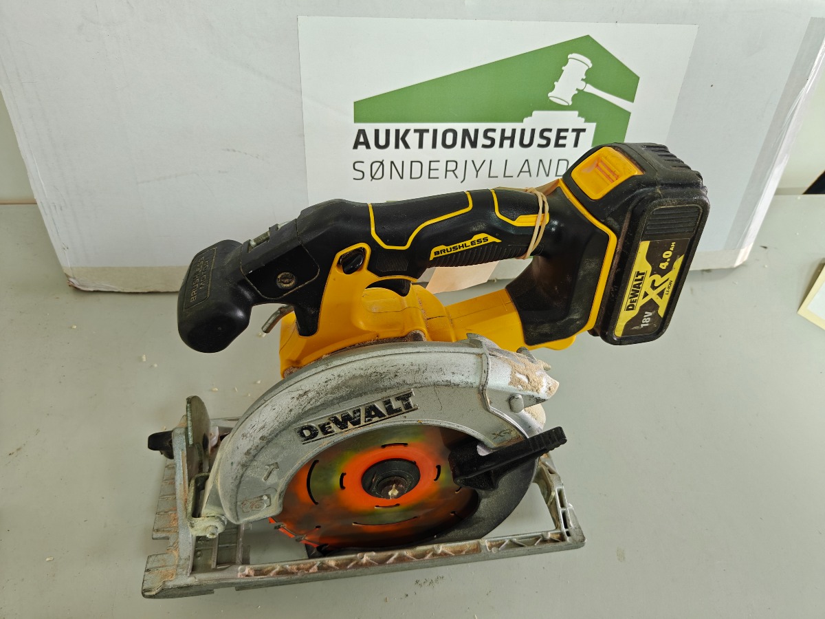 Dewalt rundsav DCS565, incl 4 Ah batteri