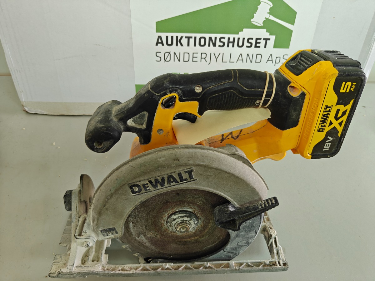 Dewalt rundsav DCS391, incl 5 Ah batteri