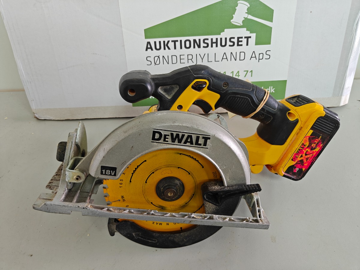 Dewalt rundsav DCS391, incl 5 Ah batteri