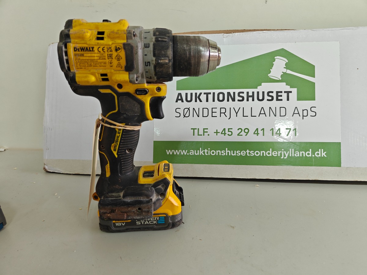 Dewalt bore/skruemaskine DCD800, incl. batteri