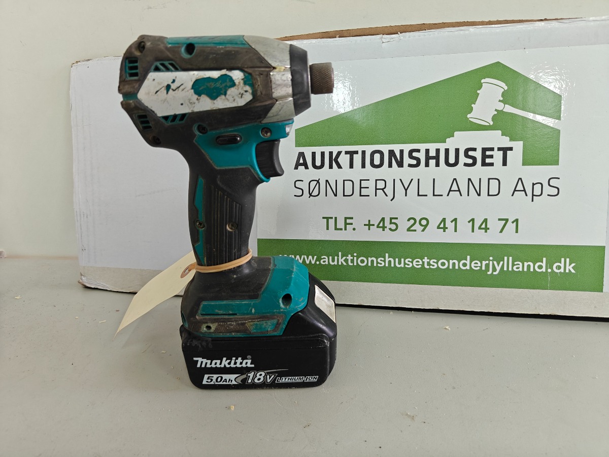 Makita slagskruetrækker, incl 5 Ah batteri 