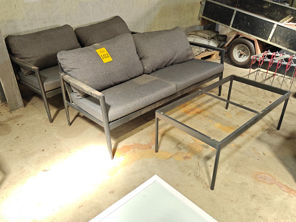 Loungesæt i 3 dele