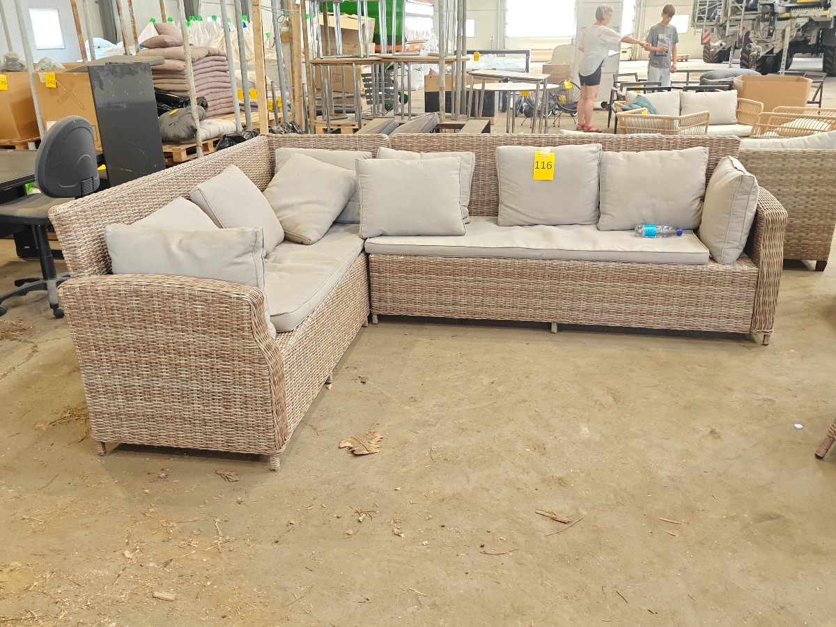 Hjørnesofa til terrassen