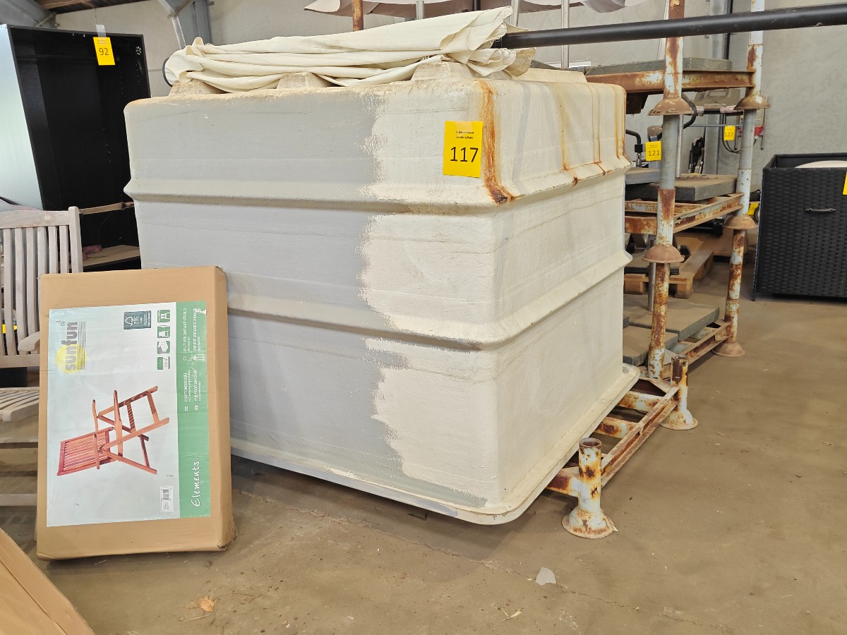 Palletank af glasfiber