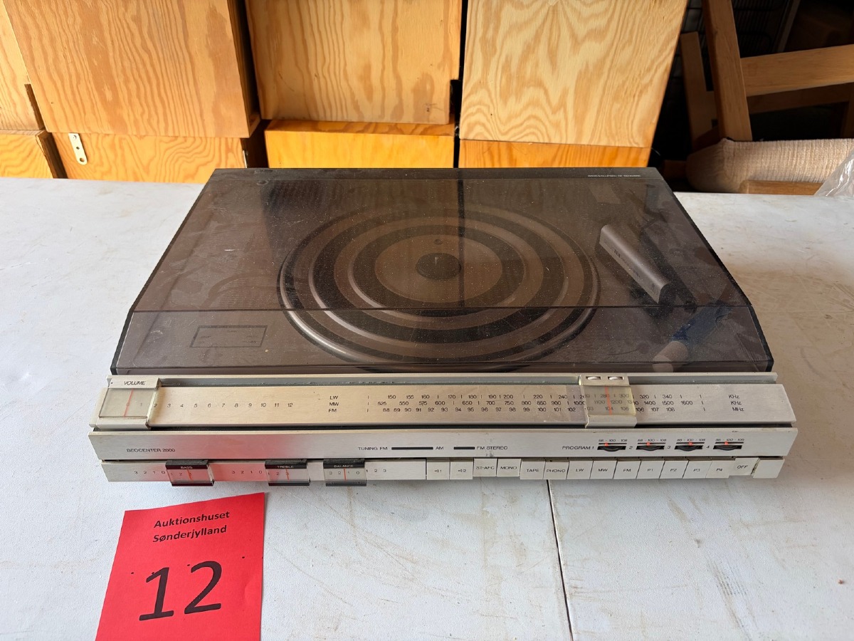 Bang & Olufsen Beocenter 2800 – vintage pladespiller med radio
