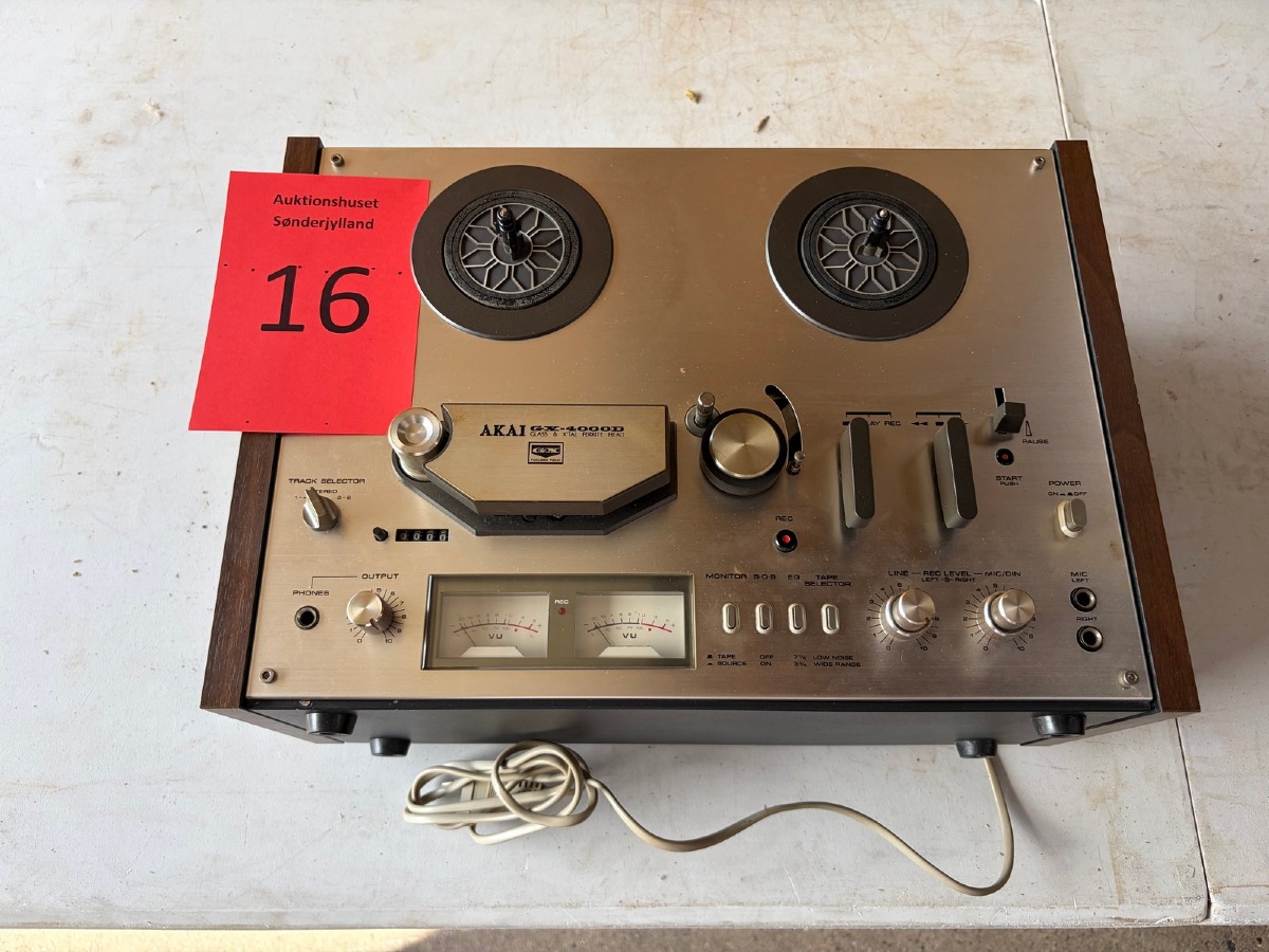 Akai GX-4000D spolebåndoptager / Reel-to-Reel båndoptager