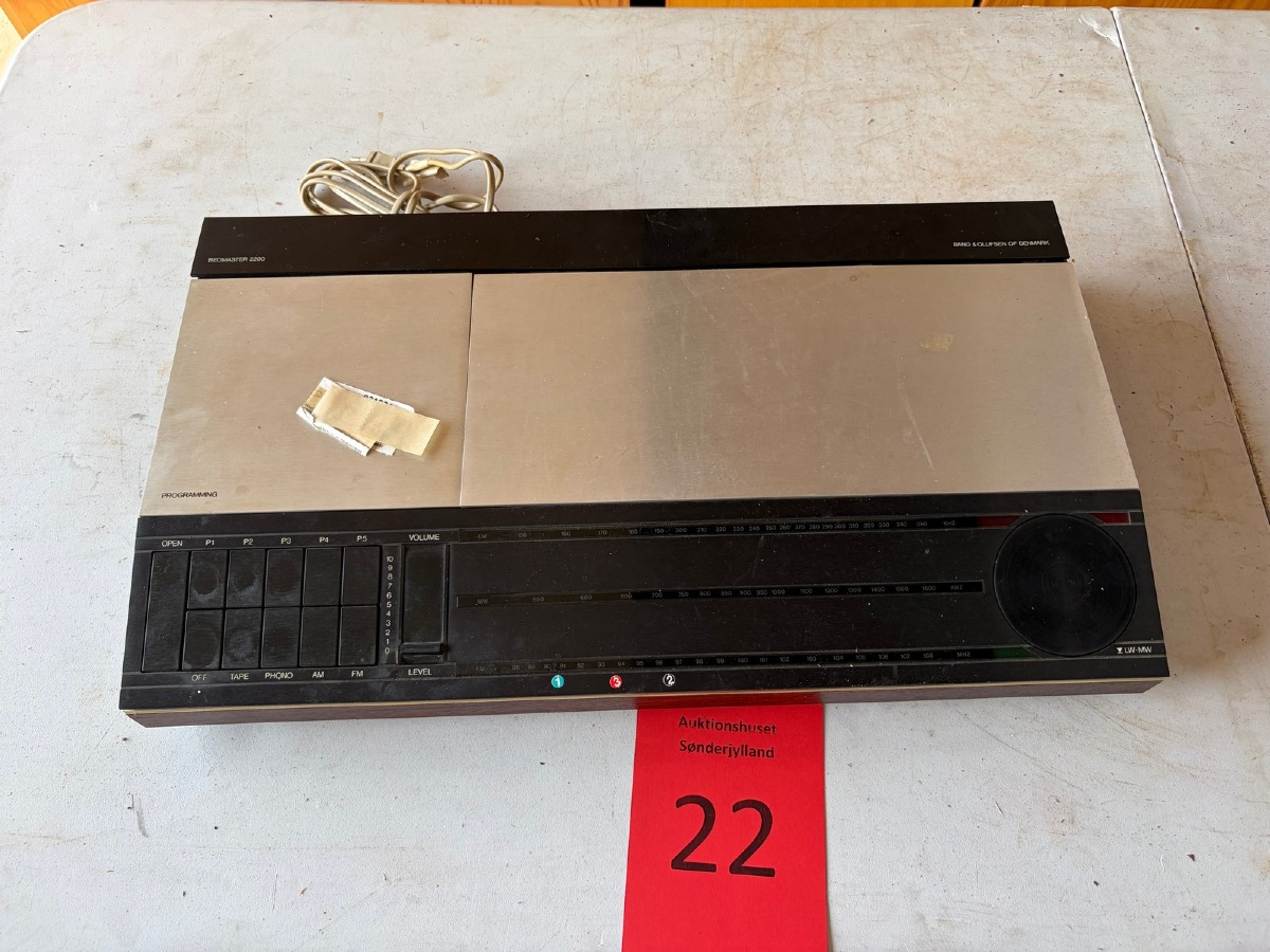 Bang & Olufsen Beomaster 2200 receiver/radio – Type 1601