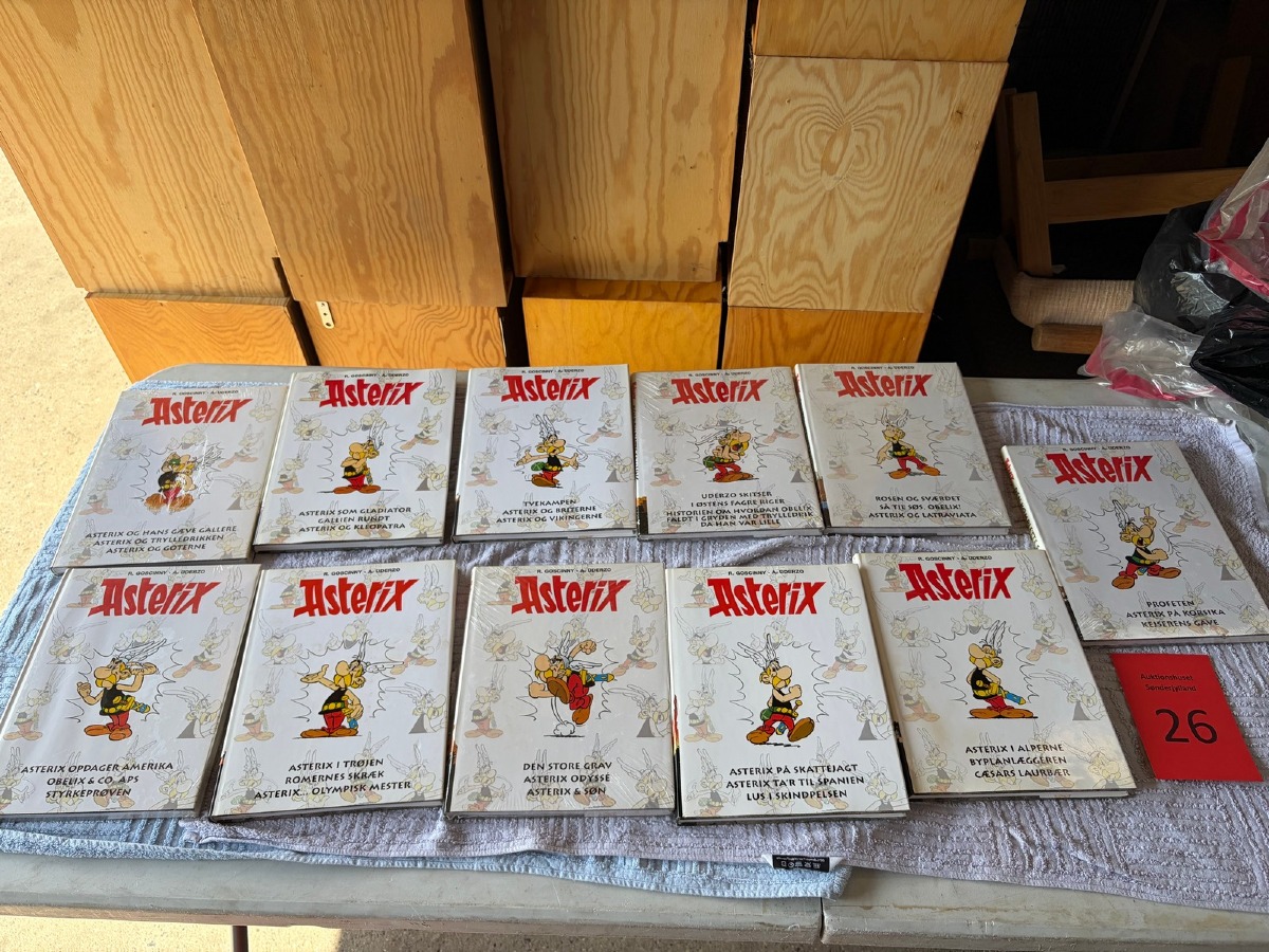Asterix – Den Komplette Samling – 11 bind, flere stadig forseglede