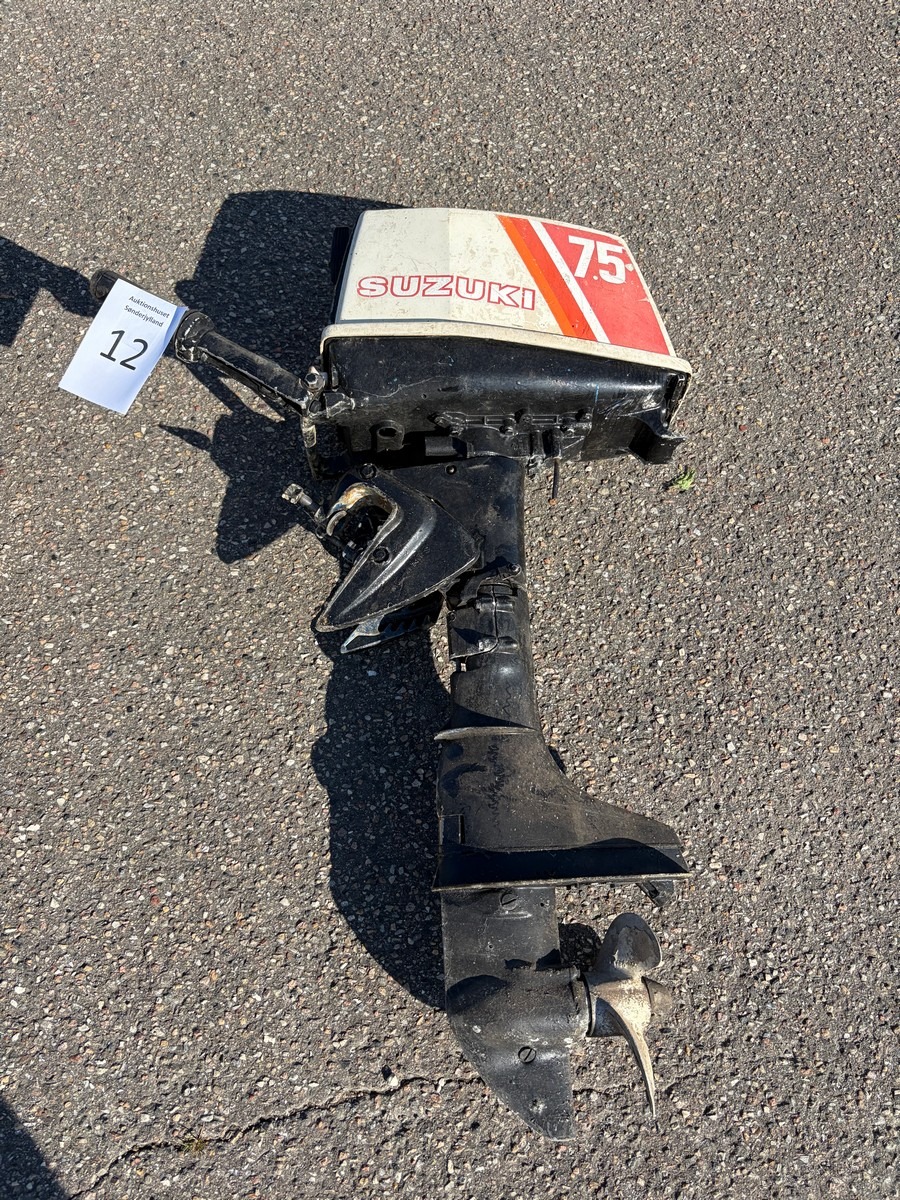 Suzuki påhængsmotor 7,5 hk