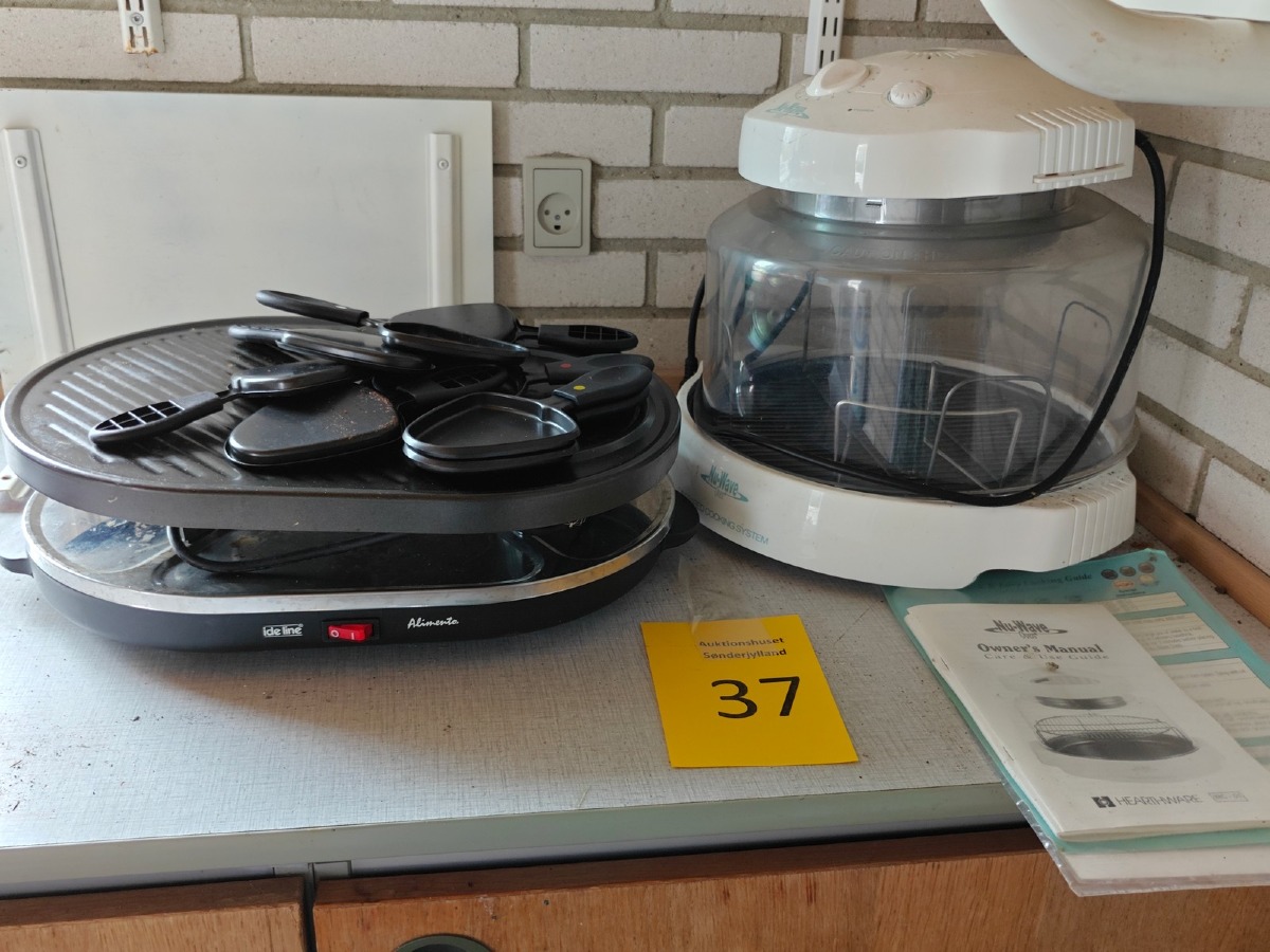 Raclette og infrarød ovn