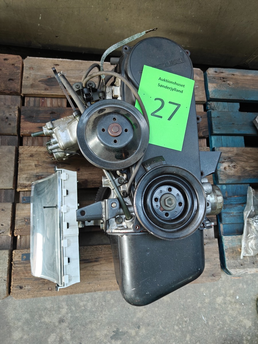 3 cylindret motor 1000 ccm til Suzuki Swift årgang 1983-89