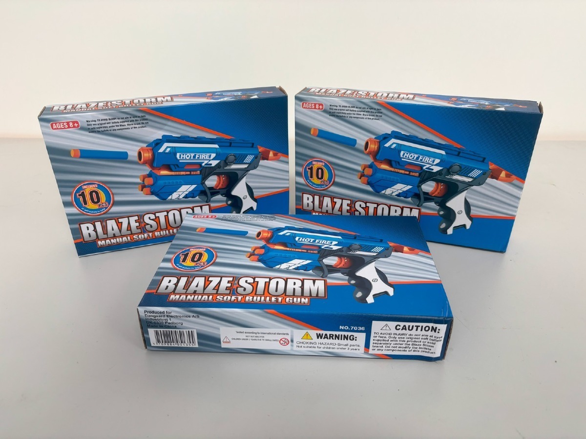 Nerf gun / Blaze Storm, 3 stk