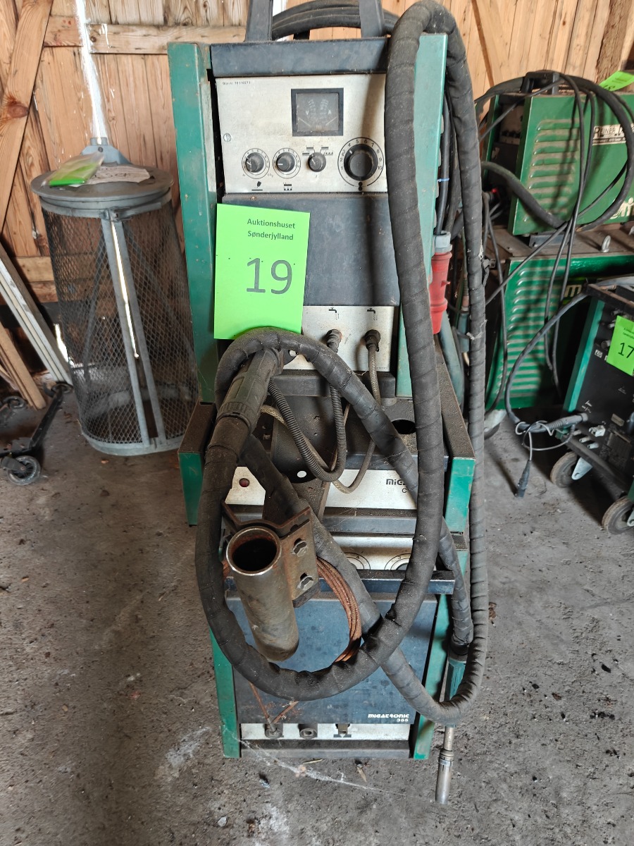 Migatronic 355 MIG / MAG svejser med vandkøling
