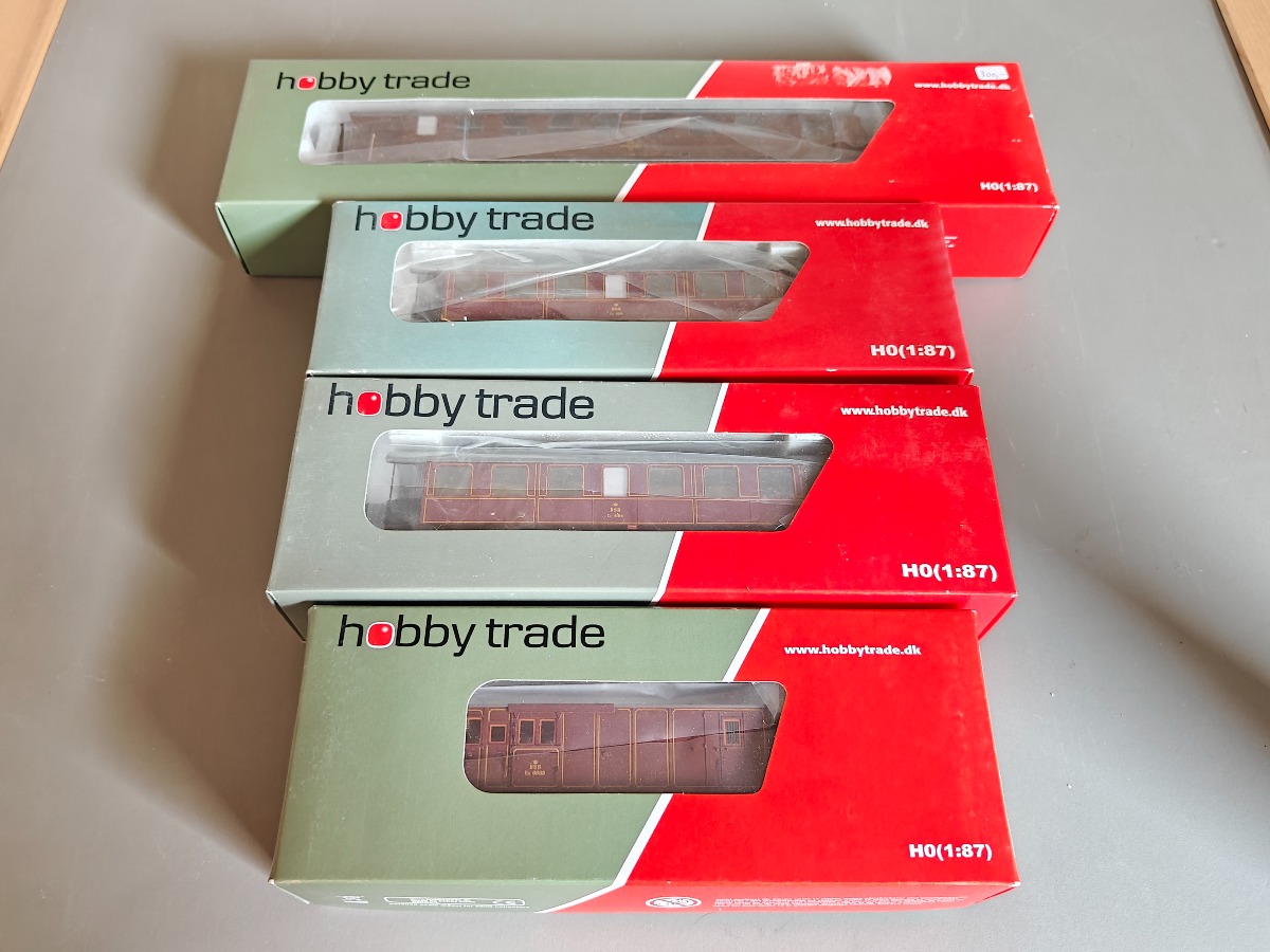 Hobbytrade DSB personvogne 51013, 51016, 51061og 61084