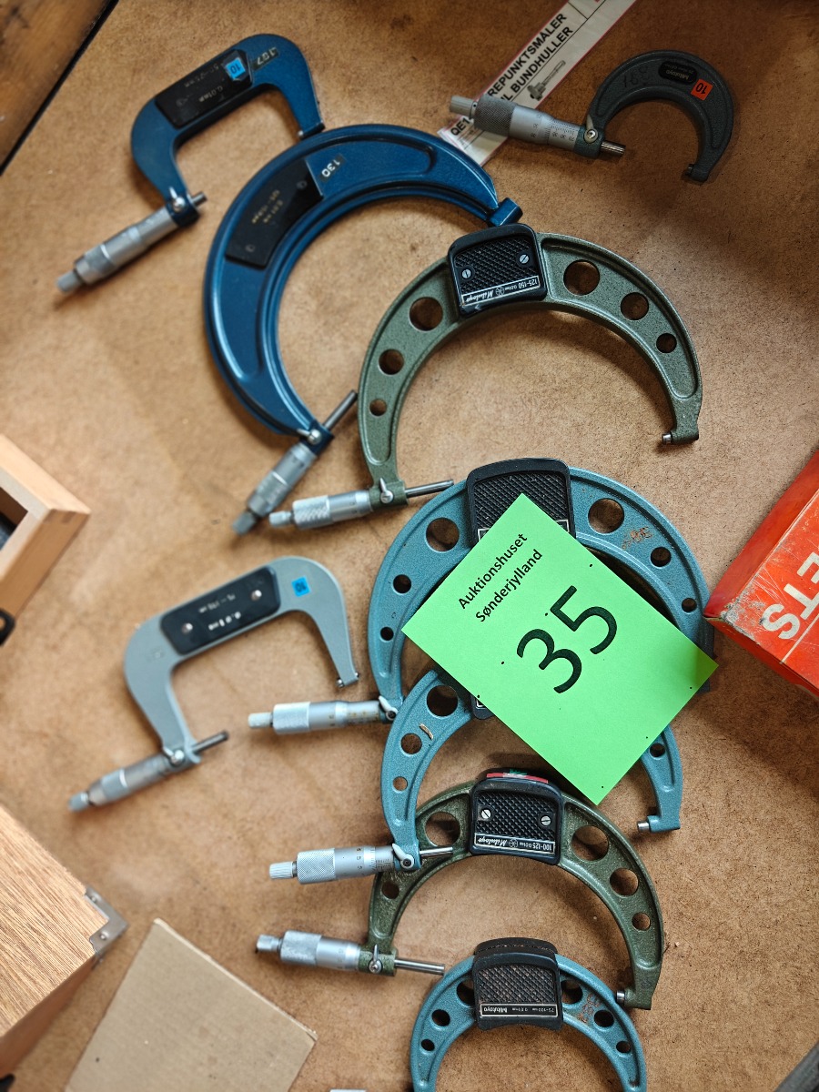Analoge udvendige mikrometer (9)