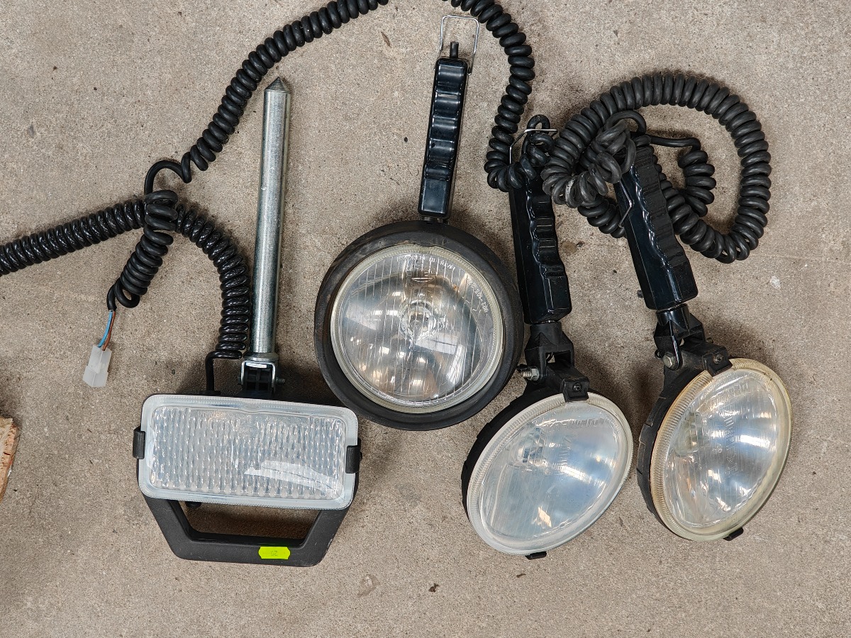Halogen håndholdt spotlamper (4) 