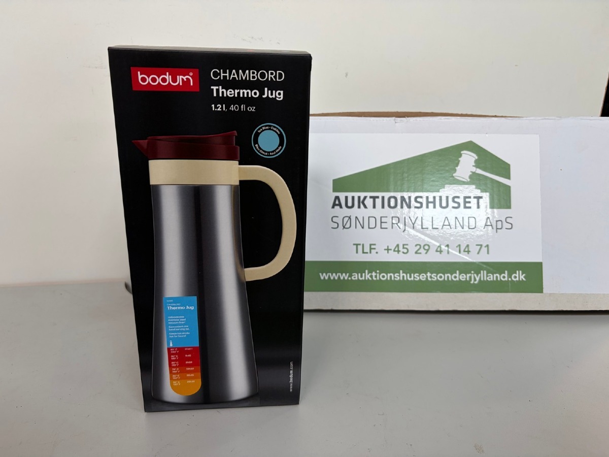 3 stk. Bodum CHAMBORD termokander 1,2 L – ubrugte (3)