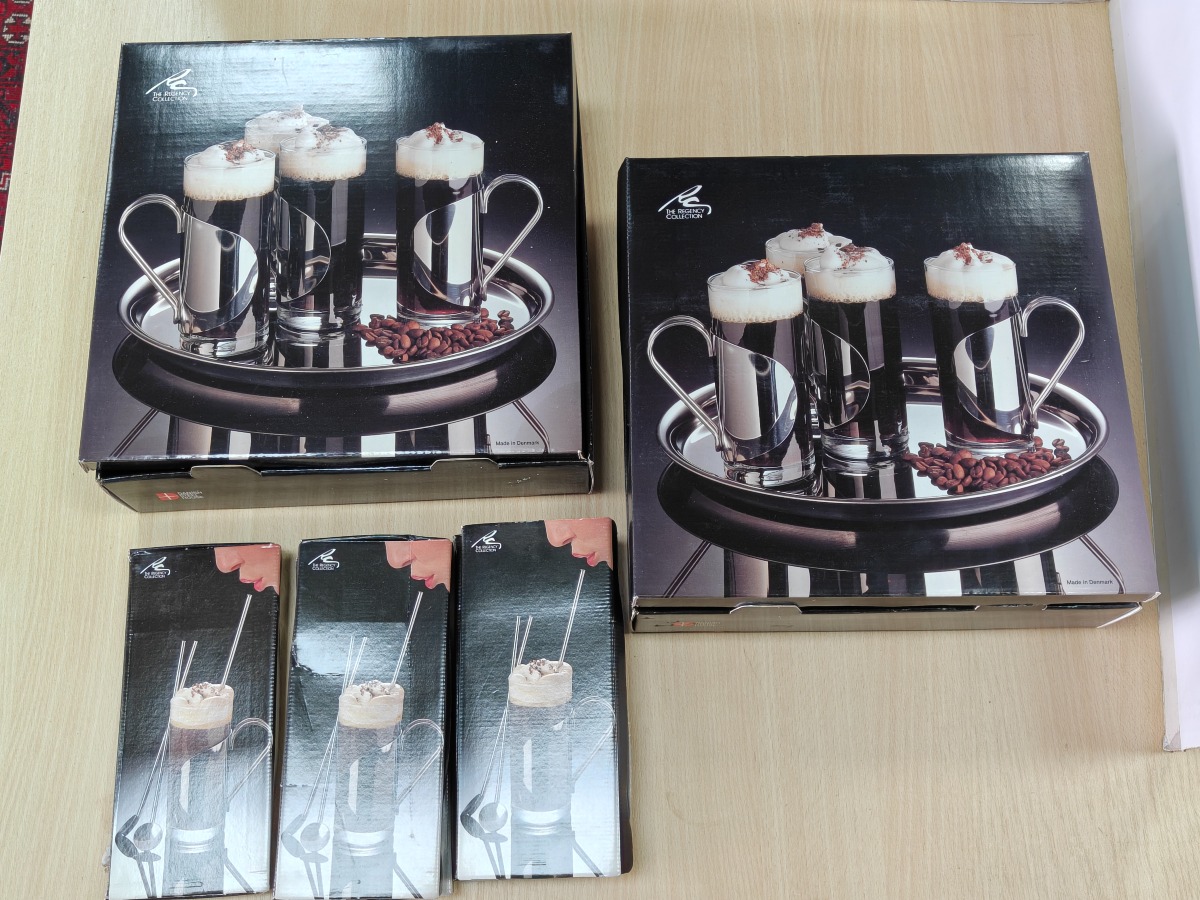 Irish coffee-sæt.