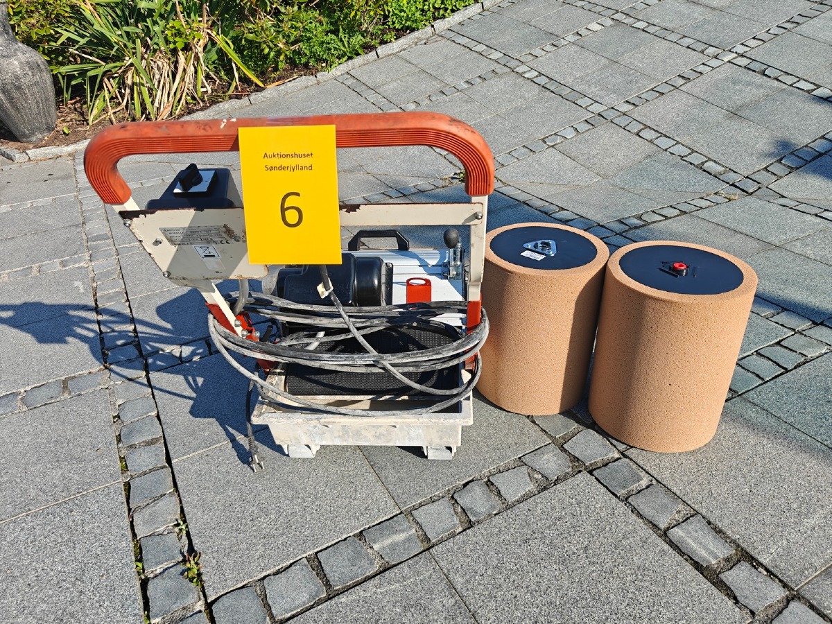 Raimondi Berta flisevaskemaskine incl 2 nye svamperuller 