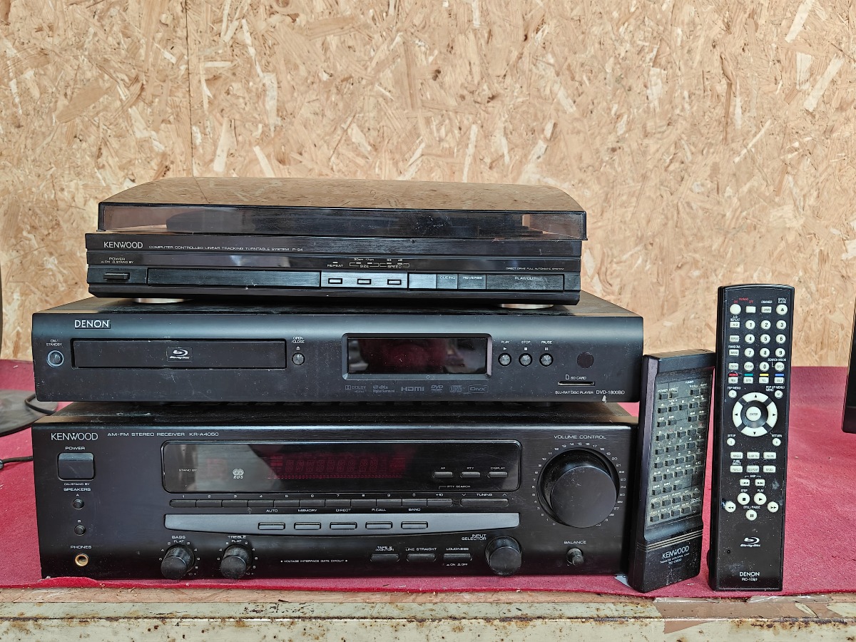 Denon, og Kenwood musikanlæg
