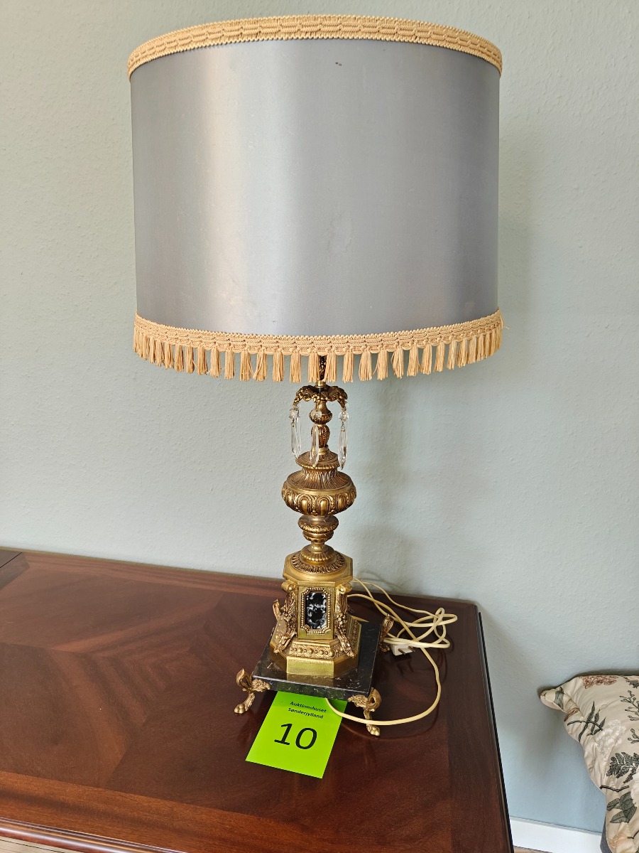 Antik bordlampe