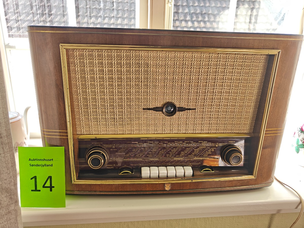 Antik Philips bordradio