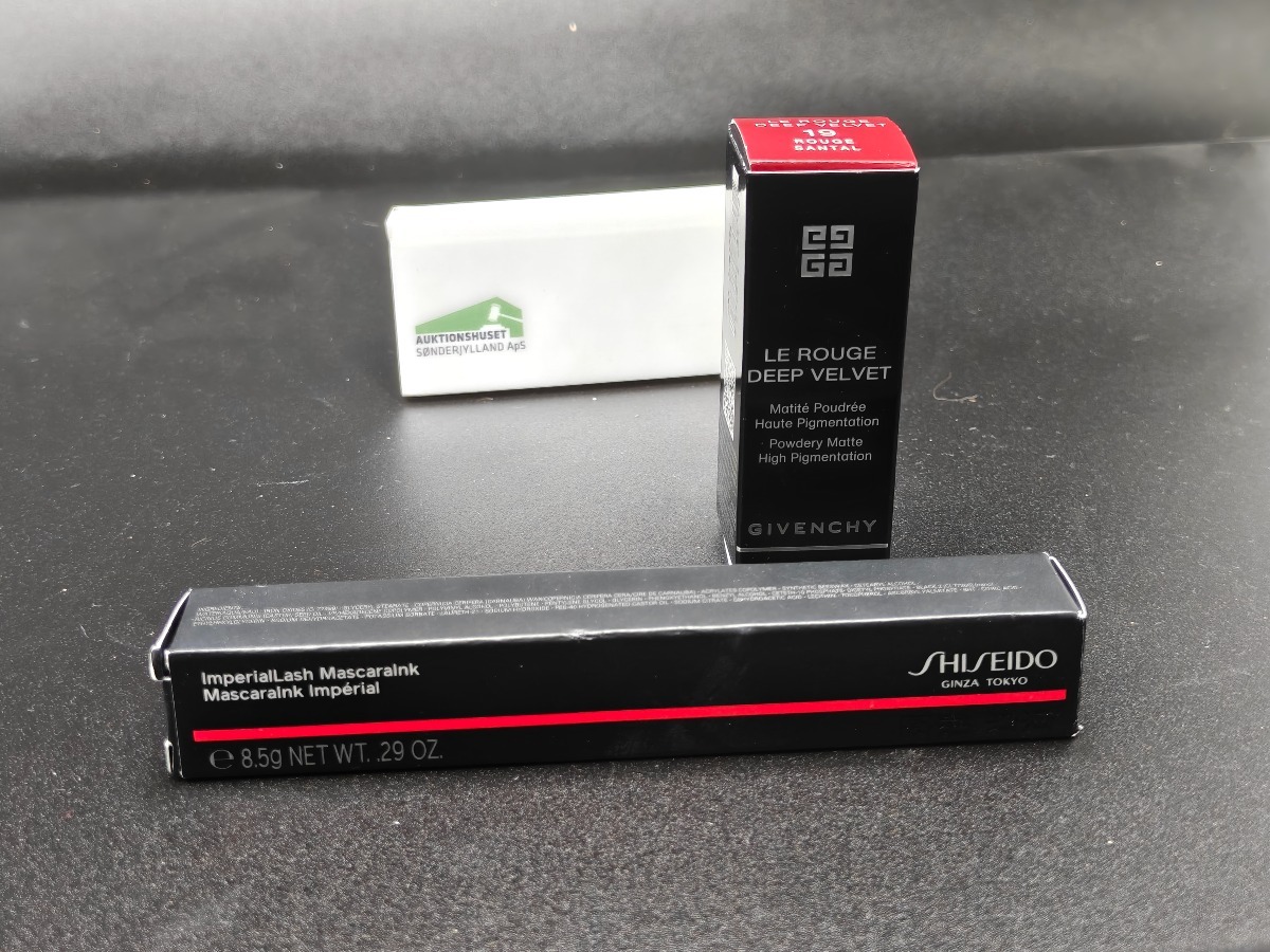 Shiseido Imperial Mascara. Givenchy Læbestift. 