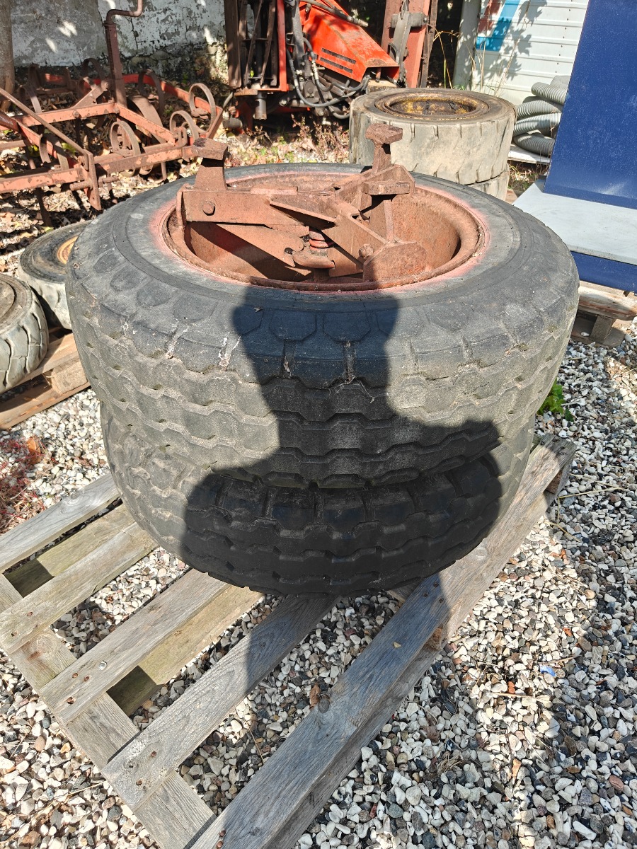 Tvillinghjul til forhjul / vogn 10,5/80 x 18 