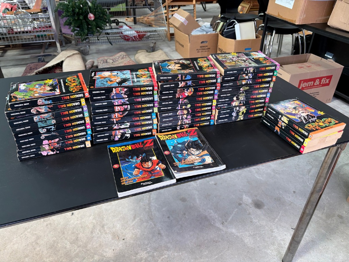 Dragon Ball manga af Akira Toriyama – stor samling, bind 1-42 + Dragon Ball Z (Minus bind 3)
