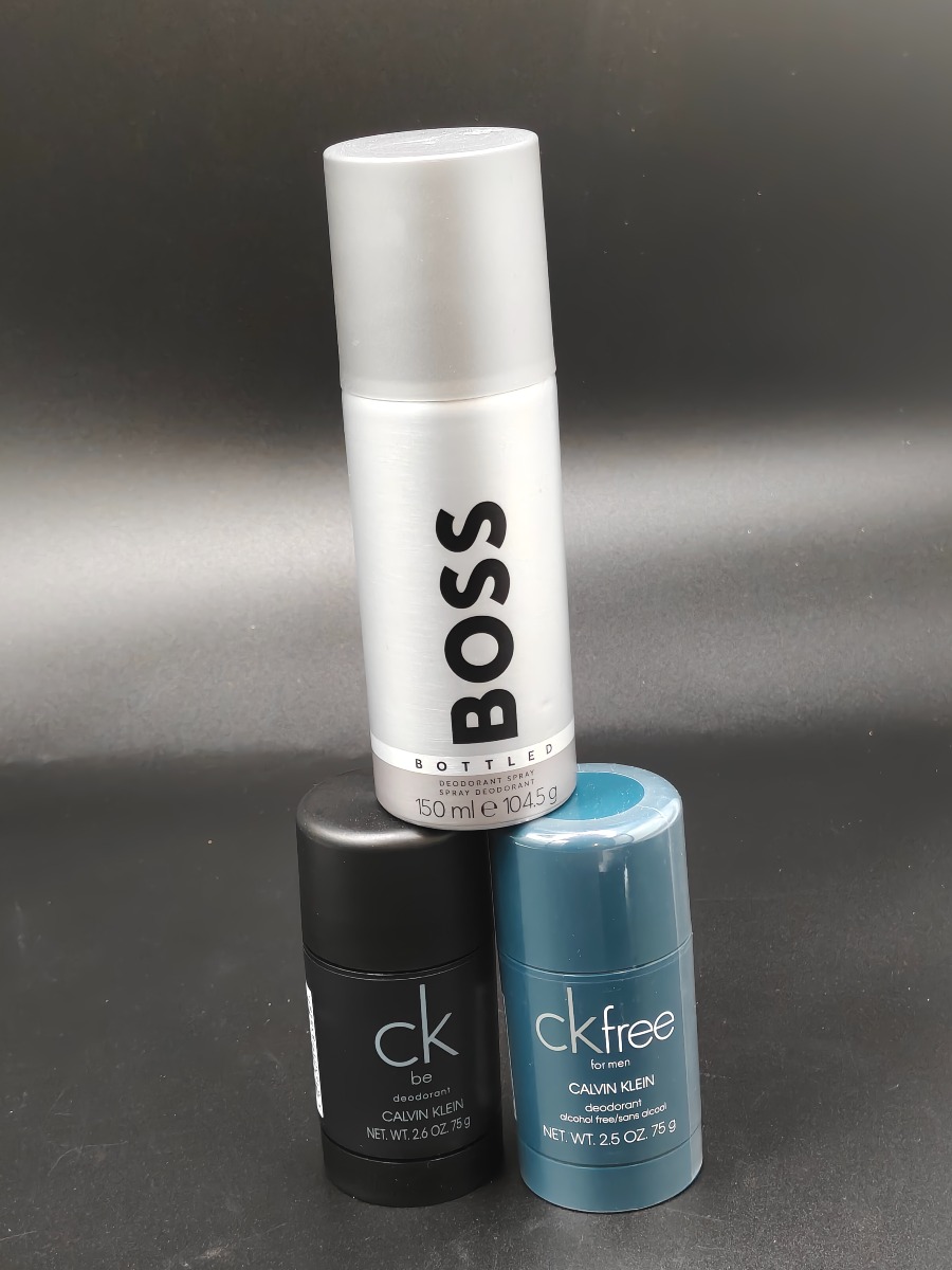 Boss deodorant 2x Calvin klein deodorant. 