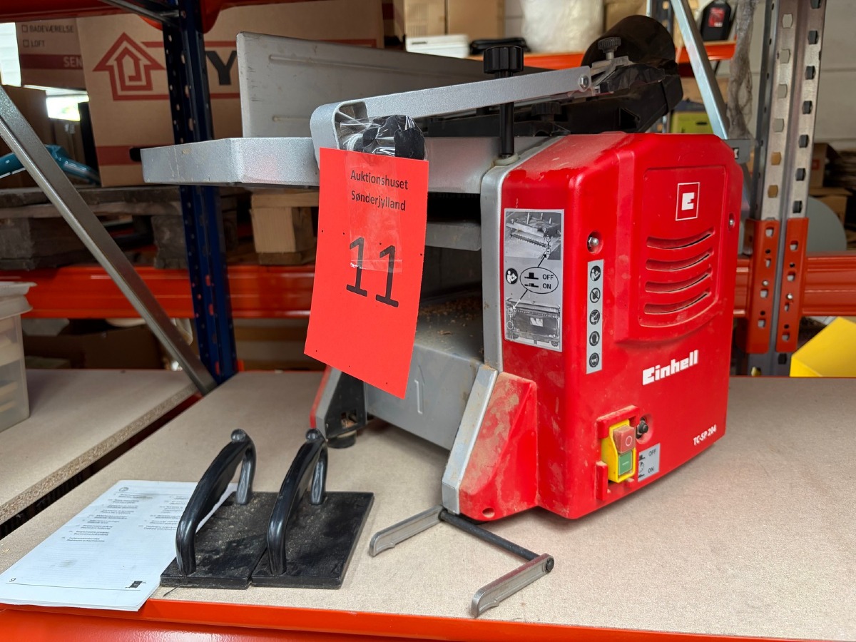 Einhell TC-SP 204 tykkelseshøvl og afretter