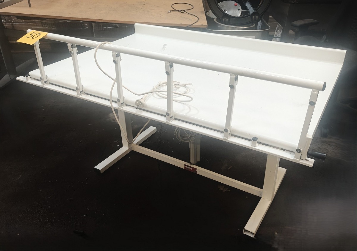 Hæve-/sænke puslebord / plejeleje. Mrk: Ergonor. Type: FE 