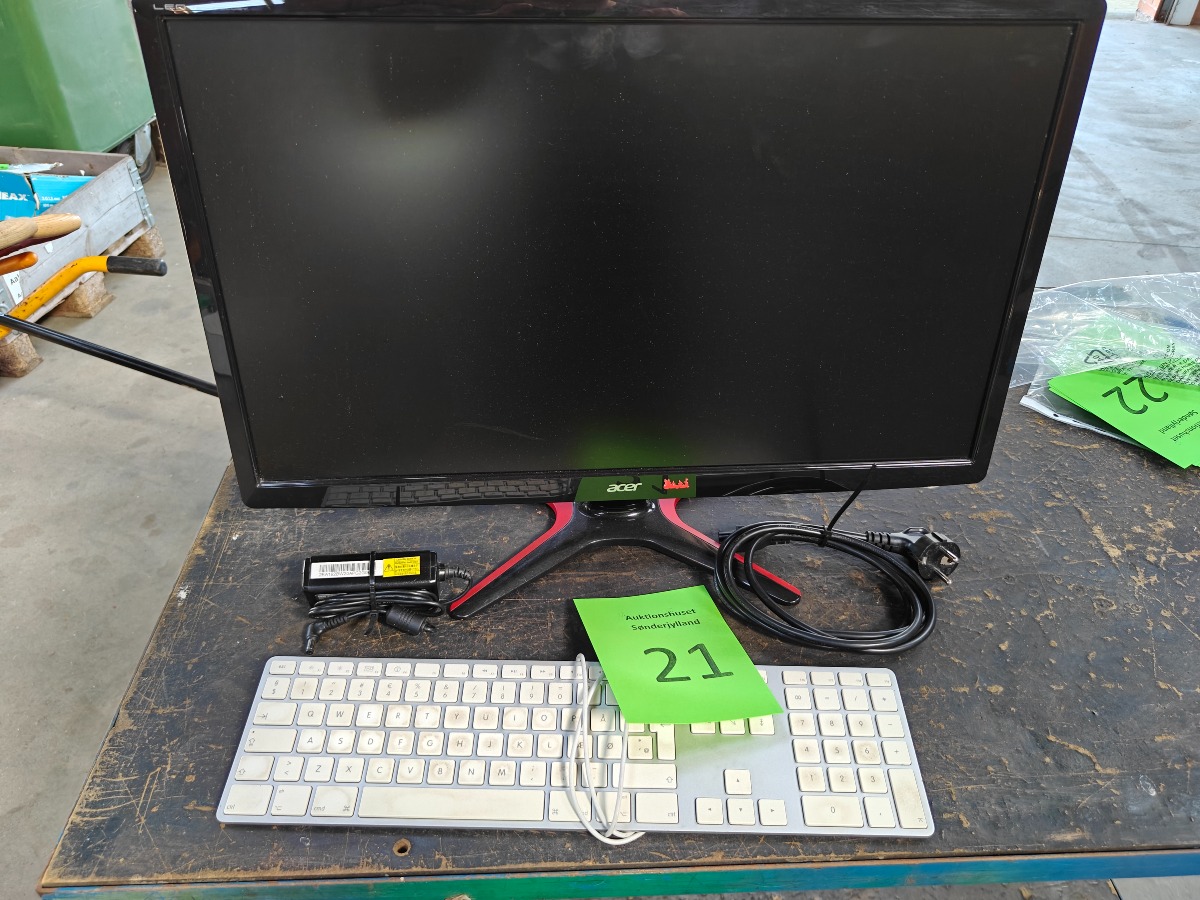 Acer led computerskærm & tastatur