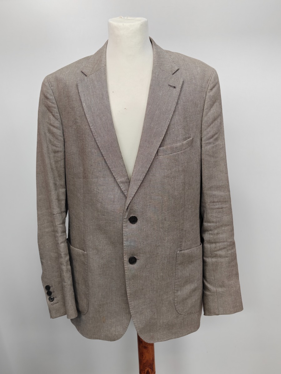 2x Herre Blazer fra GANT & Hackett London i sandfarve.
