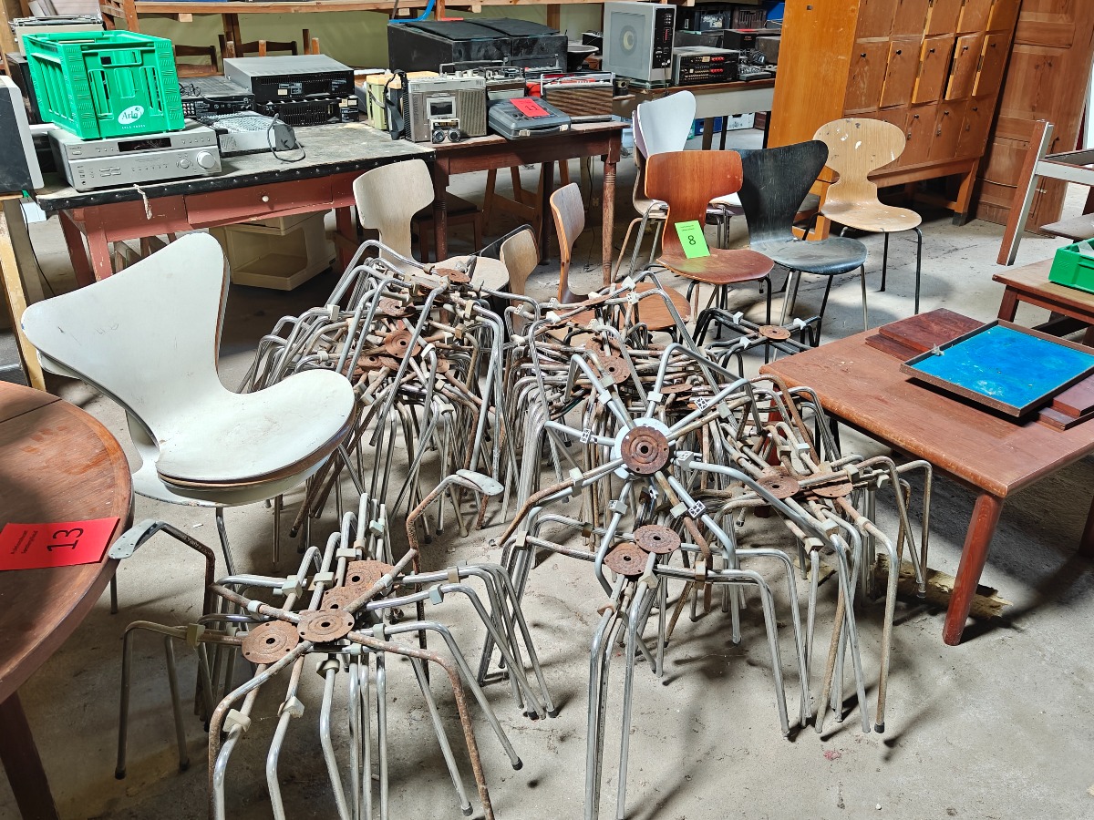 Reservedele til Arne Jacobsen skalstole