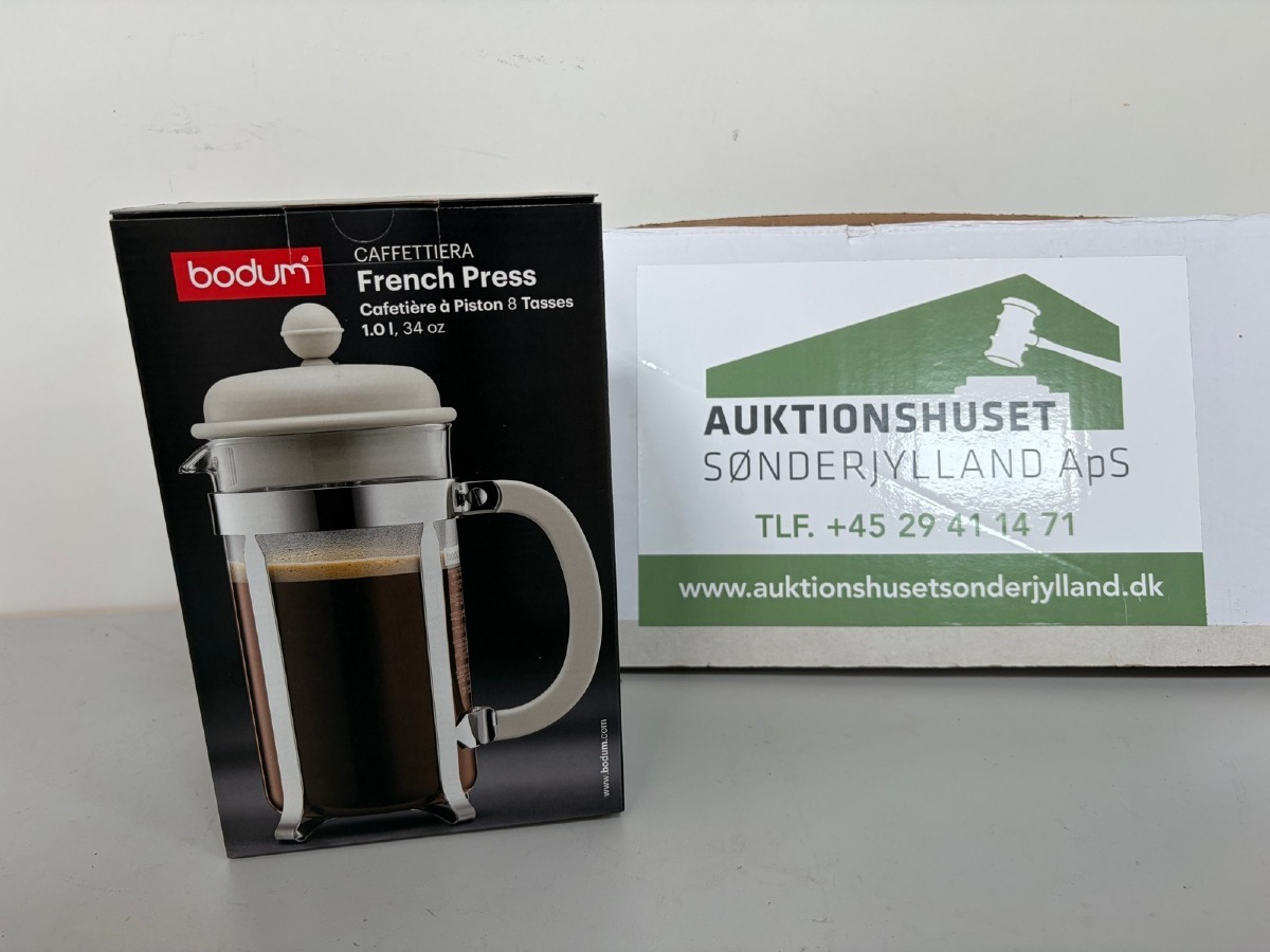 3 stk. Bodum CAFFETTIERA French Press 1,0 L – ubrugte (3)