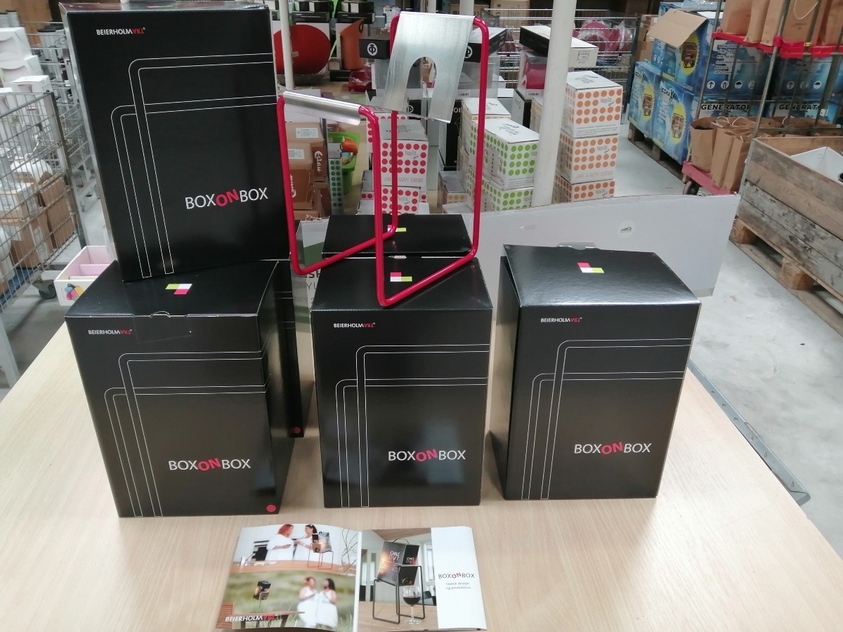 6 x Box on box rød