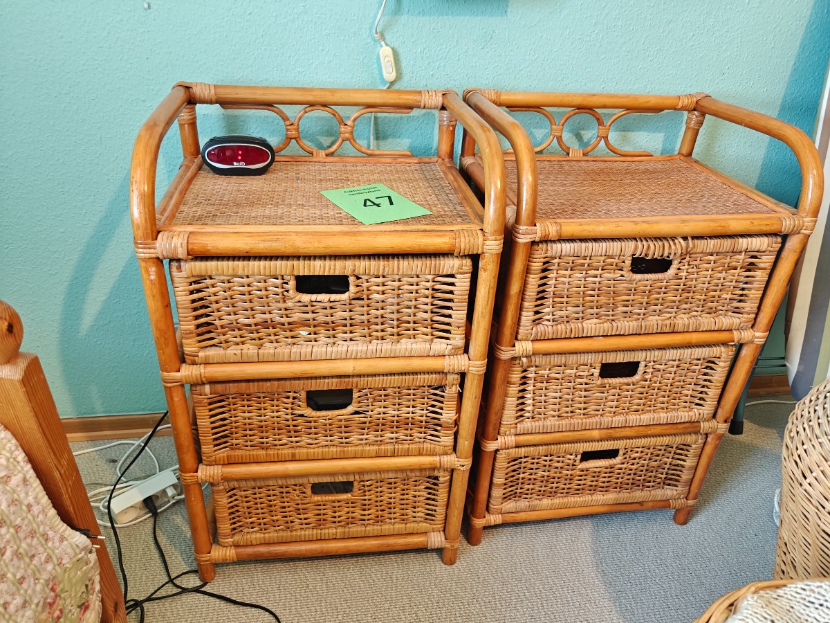 Retro bambus kommoder (2)