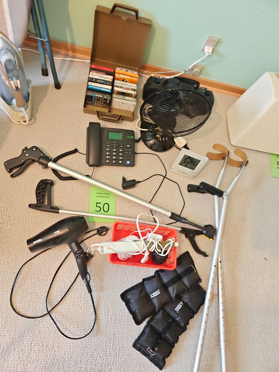 Diverse elektroniske apperater